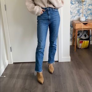 Agolde pinch waist high rise jeans - like new